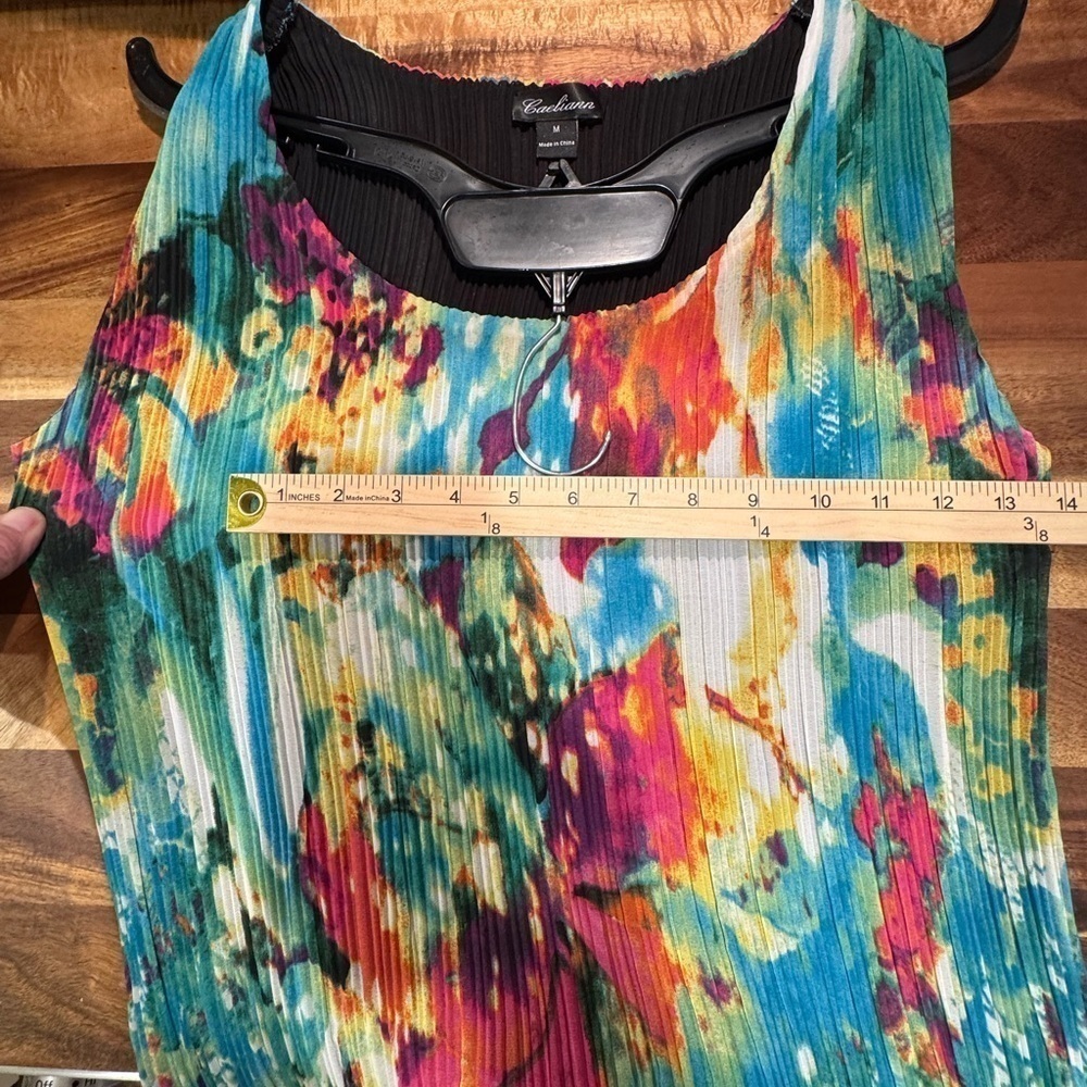 Caeliann Colorful Flowy Dress Medium - Picture 4 of 7